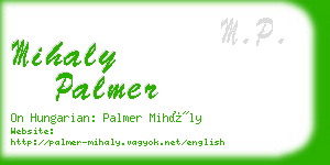 mihaly palmer business card